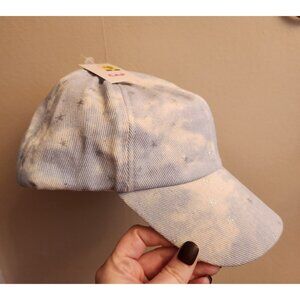 Blue Sky & Silver Stars Ladies Baseball Hat NWT